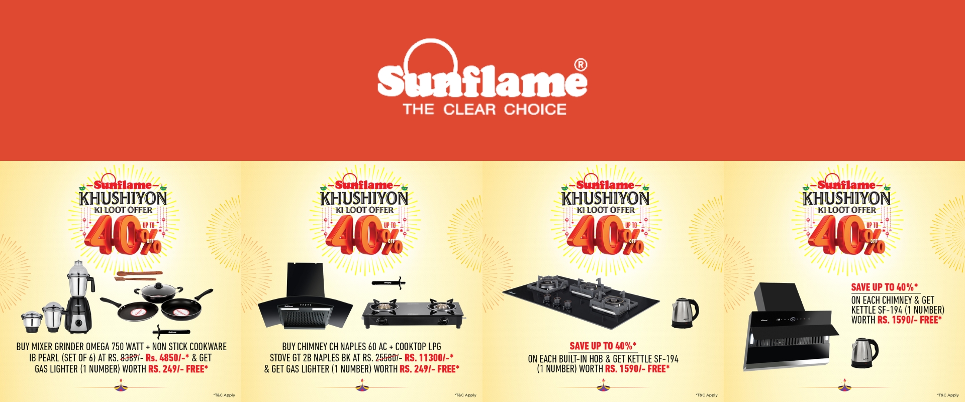 Sunflame Dealer in Gorakhpur